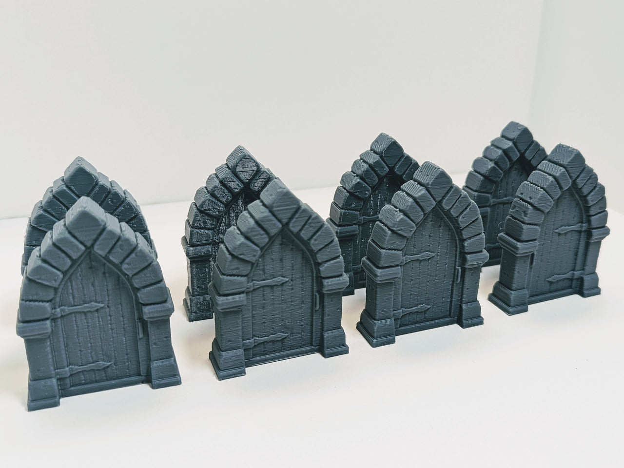 Dungeon Doors - Unpainted (8 Pieces)