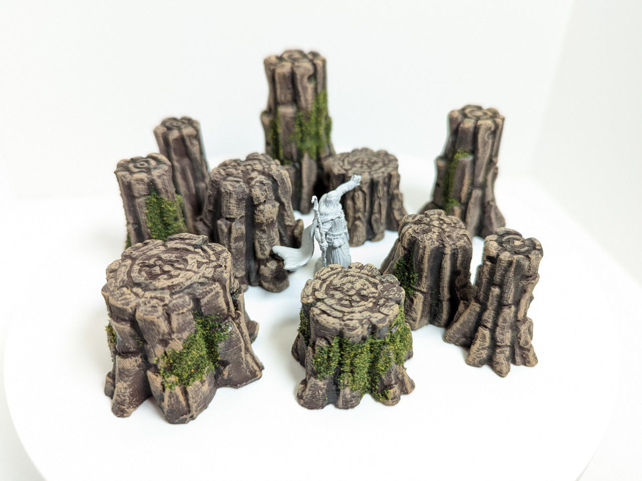 Stylized Tree Stumps (10 Pieces)