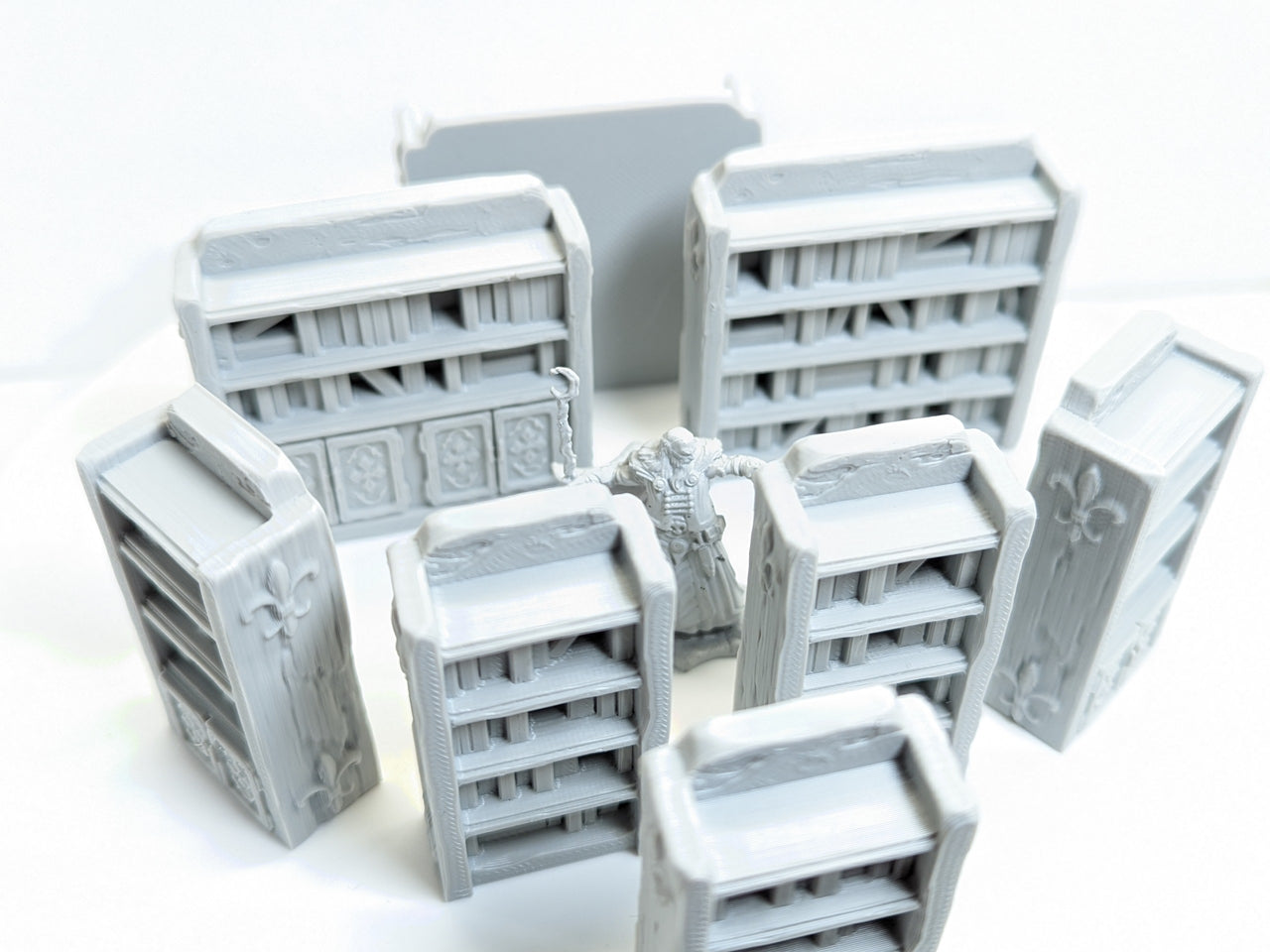 Bookshelves - Unpainted (8 Pieces)