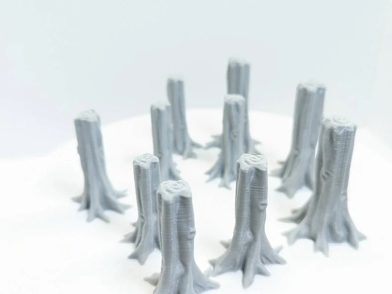 Tree Stumps - Unpainted (20 Pieces)