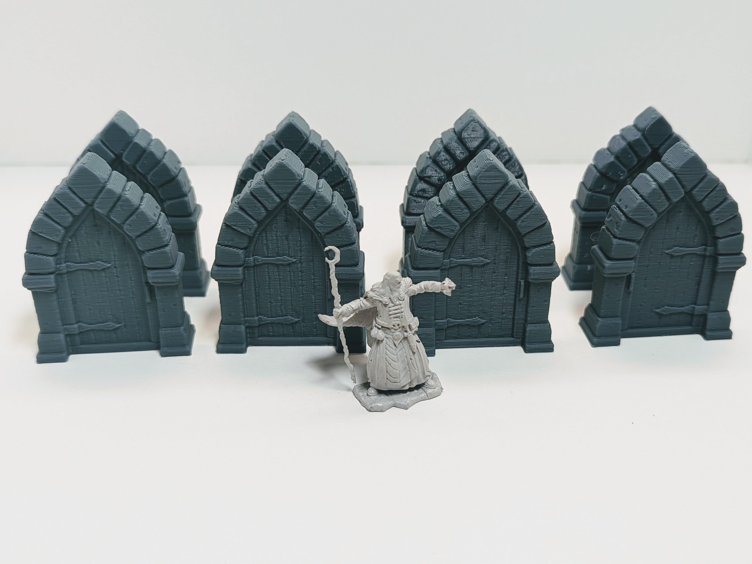 Dungeon Doors - Unpainted (8 Pieces)