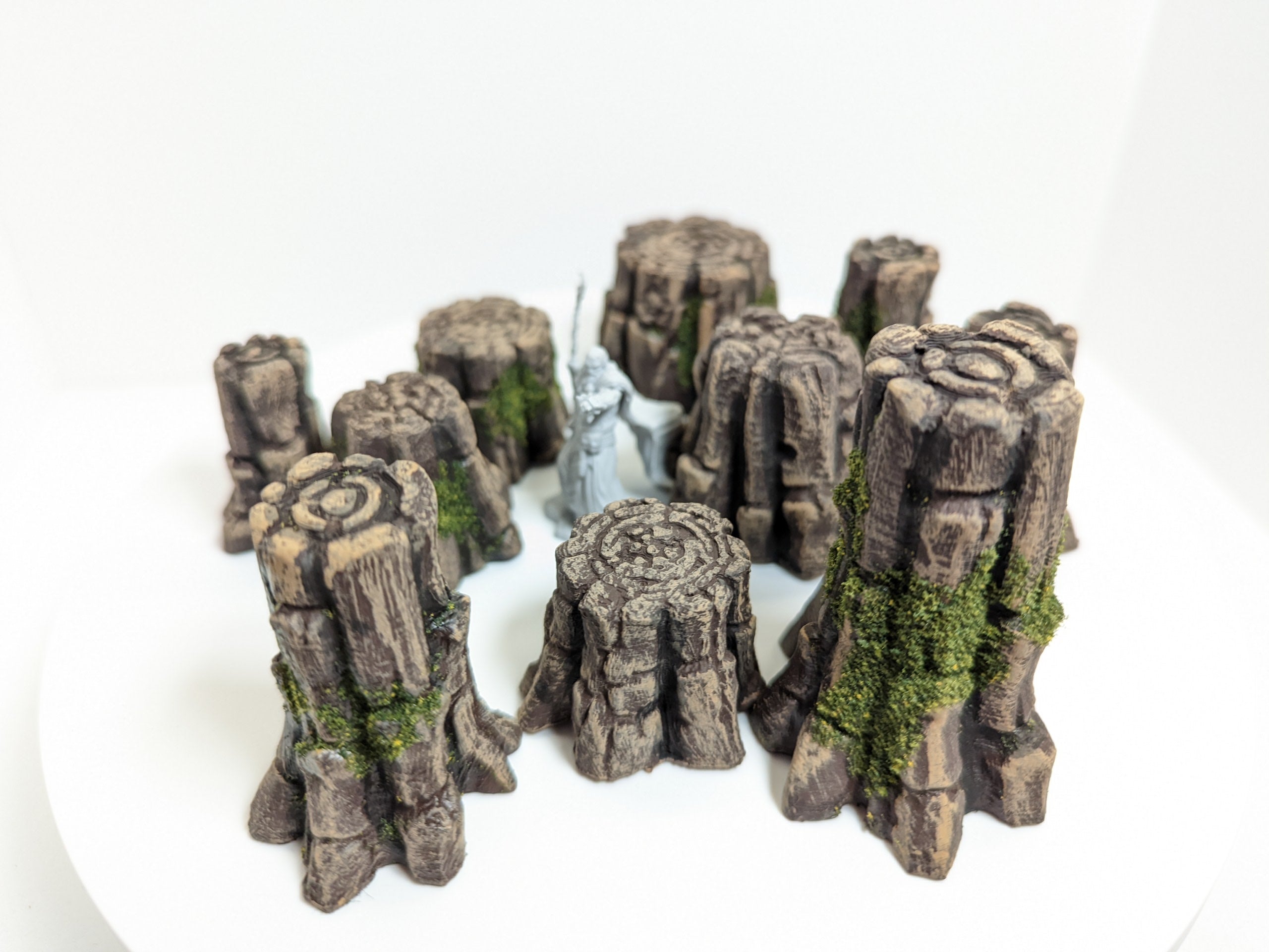 Stylized Tree Stumps (10 Pieces)
